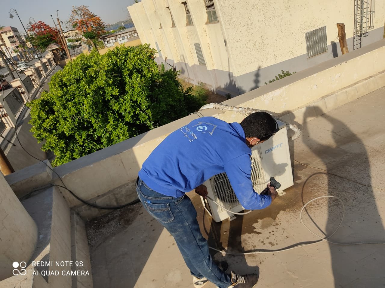 تنظيف حوض درين المكيف وتطهير مجرى الصرف